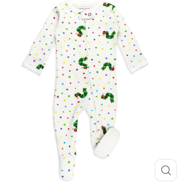 Caterpillar | Organic Zipper Footie – L'ovedbaby