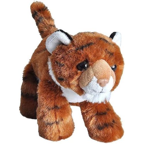 Wild Republic Tiger Plush, Stuffed Animal, Plush Toy, Gifts for Kids, Hug’Ems 7"