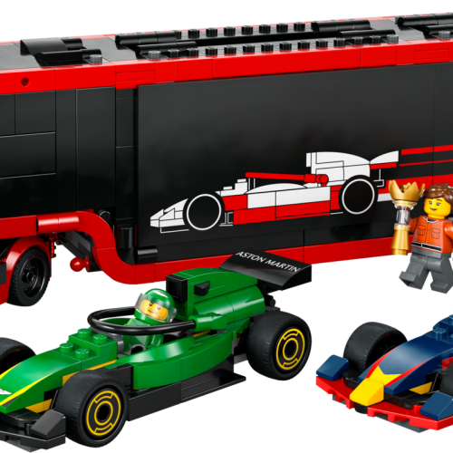 F1® Truck with RB20 & AMR24 F1® Cars 60445 | City | Buy online at the Official LEGO® Shop US