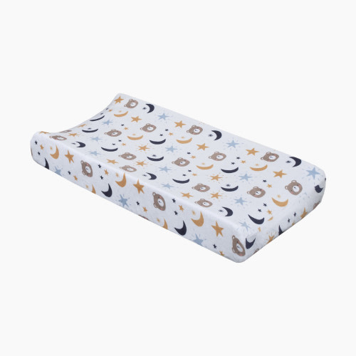 NoJo Baby Printed Changing Pad Cover - White