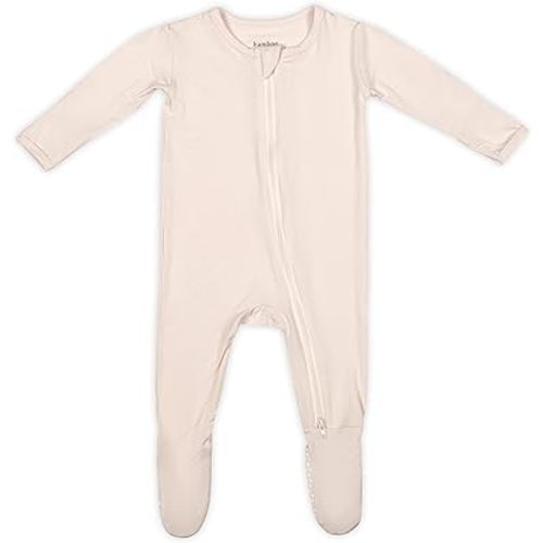 Soft Baby Bamboo Viscose Footie Pajamas, Zipper Closure, 0-24 Months