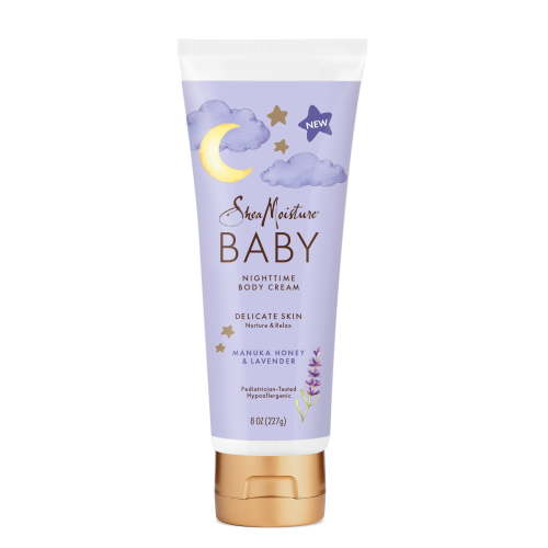 SheaMoisture, Baby Nighttime Body Cream, 8 oz, Manuka Honey & Lavender