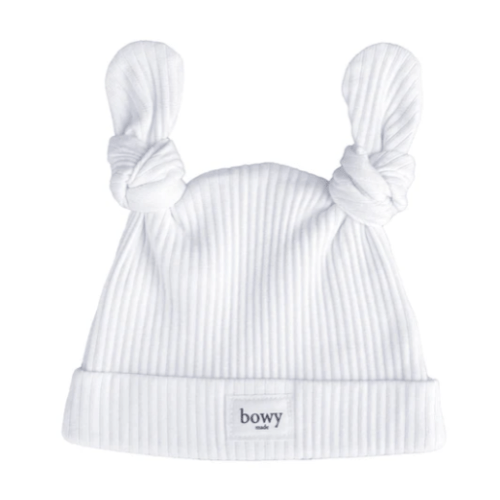 Double Knot Beanie - White