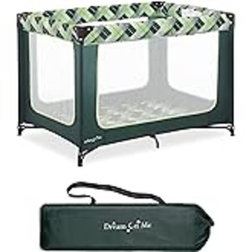 4moms Breeze Plus Portable Playard with Removable Bassinet and Baby Changing Station, Easy One-Handed Setup, from The Makers of The mamaRoo