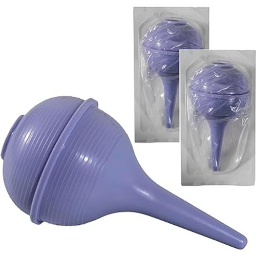 Sterile Rubber Ear Suction Ulcer Bulb - Ear and Nasal Sucker Ball for Washing Cleaning and Wax Removal – Easy Squeeze for Baby and Adults (2)