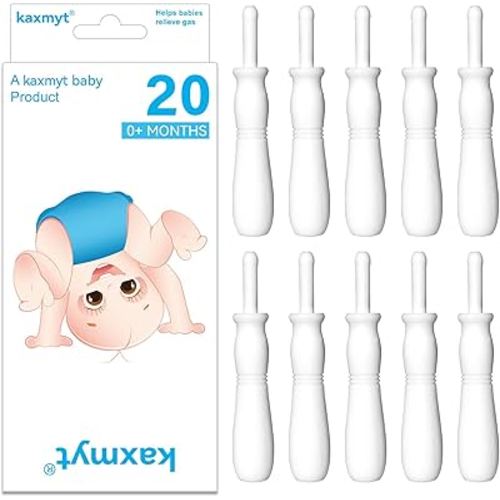 Gas and Colic Reliever for Babies, Effective Instant Constipation Relief for Babies, Natural Solution for Baby Colic and Gas Relief (20 Count, White)