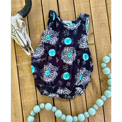 Concho baby romper