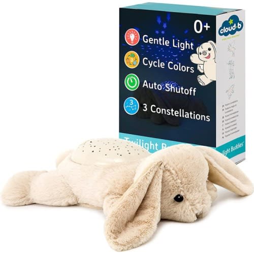 Cloud B Twilight Buddies™ Bunny Projector Nightlight, Beige