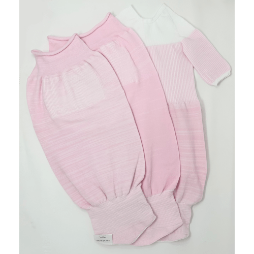 Swaddelini Pink Bundle: Pink Small + Pink Large + Pink Arms Out