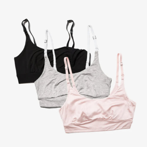 Everything Bra 3-Pack | Soft, Stretchy Maternity & Nursing Bras by Bodily
