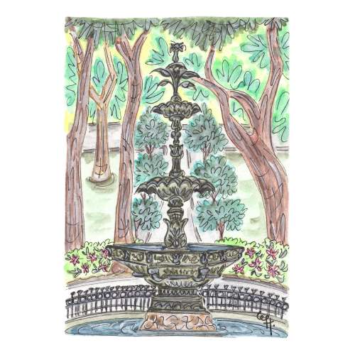 Bienville Square Fountain | Art Print