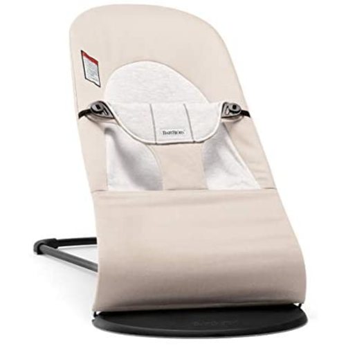 BABYBJÖRN Bouncer Balance Soft, Cotton/Jersey, Beige/Gray