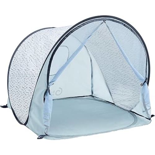 Babymoov Anti-UV Blue Waves Tent UPF 50+ Sun Protection with Pop Up System for Easy Use & Transport (Summer 2024 Edition)