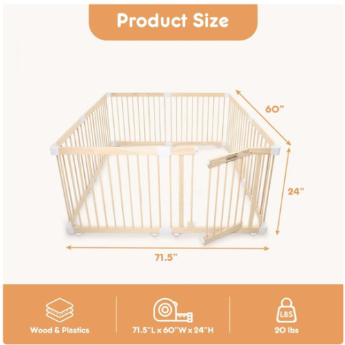 HARPPA Baby Gate Playpen