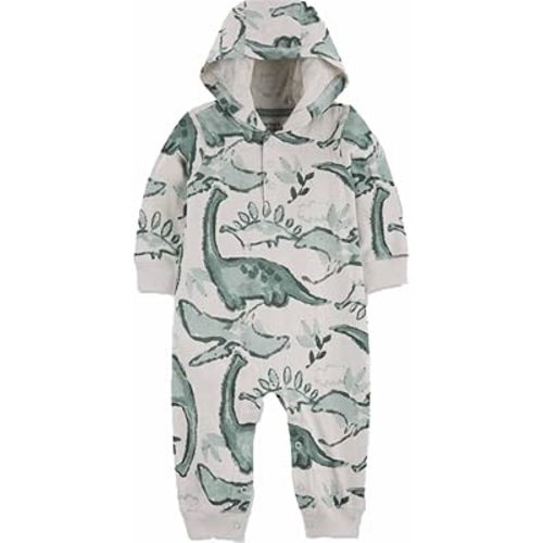 Carter's Just One You Baby Boys' Dino Romper Jumpsuit - (Beige/Green Dino, 6 Months)
