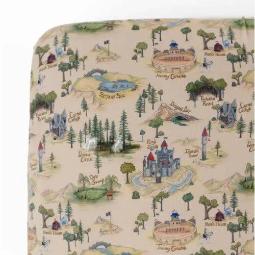Fantasy Forest Bamboo Crib Sheet