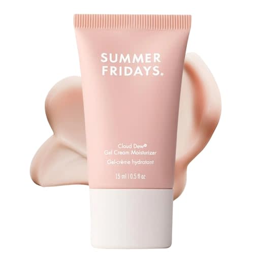 Summer Fridays Cloud Dew® Gel Cream Moisturizer - Lightweight Facial Moisturizer with Hyaluronic Acid, Coconut Water, Cherry Extract + Ceramides for Skin-Plumping Hydration (0.5 Fl Oz)