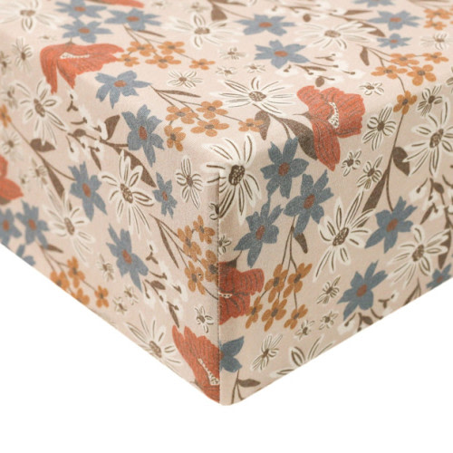 Copper Pearl Premium Knit Fitted Crib Sheet
