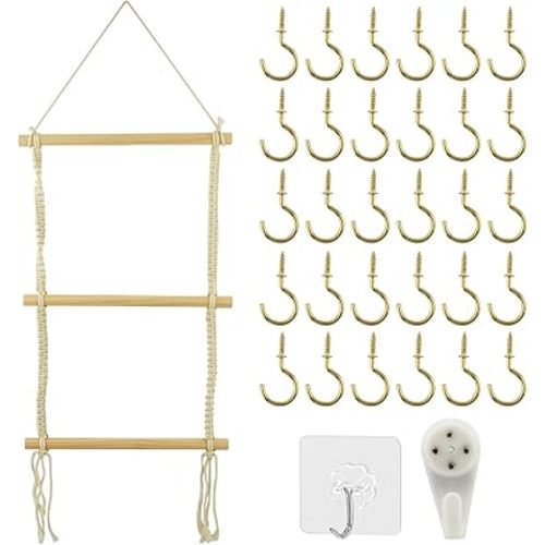 Headband Holder,Hair Accessories Organizer Storage Wall Hanging,with Hooks Door Home Decor Headband Holder for Nursery Toddler Girls Room
