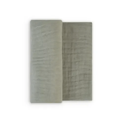 The Little Linen Co. Muslin Wrap Farmyard Lamb Solid Green 1 Pack | Baby Bunting AU