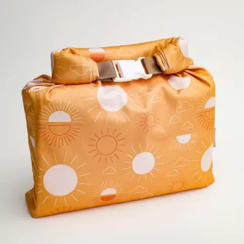 Roll Top Space Saver Water Resistant Small Wet Bag Travel Storage Bag