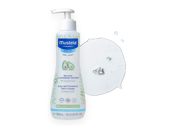 Mustela No-Rinse Micellar Cleansing Water for Babies - Made with Natural Avocado Perseose & Aloe Vera - Safely Cleans Baby's Face, Hands & Diaper Area - 1 or 2-Pack - Various Sizes