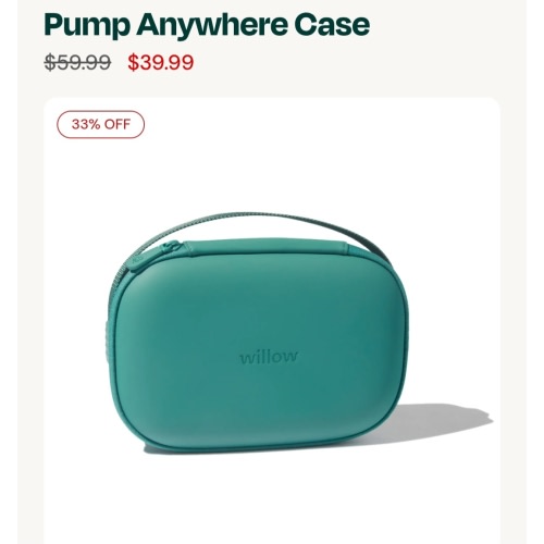 Willow Pump Anywhere Case - Breast Pump Case | Willow