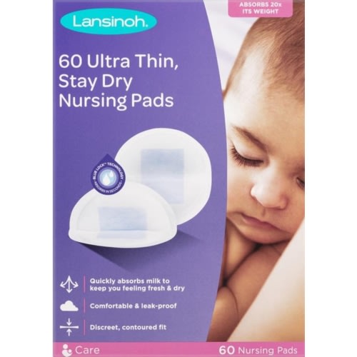 Lansinoh Ultra Thin Stay Dry Nursing Pads 60 Pack at Chemist Warehouse