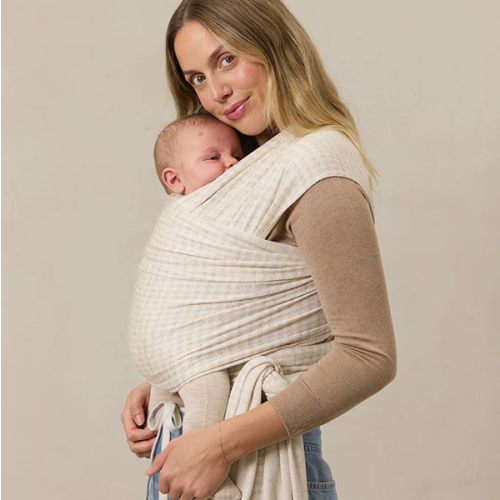 Cream Houndstooth Solly Wrap