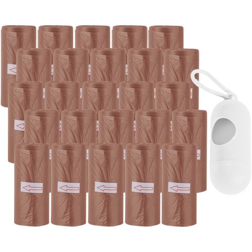 Star Babies - Scented Nappy Bag 375pcs w/ Dispenser - Brown