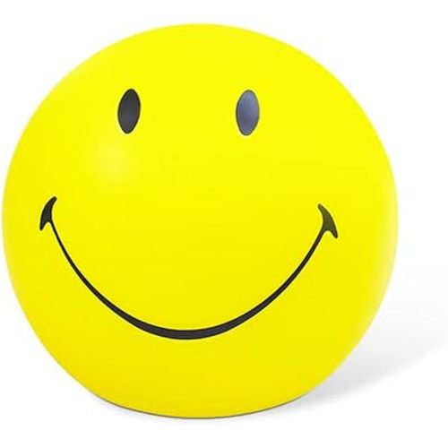 Night Light for Kids Smiley Face Lamp Light Birthday Gifts for Girls Boys Plastic Nightlight Portable USB Rechargeable Night Lights for Baby Toddler Teen Bedrooms (15CM)