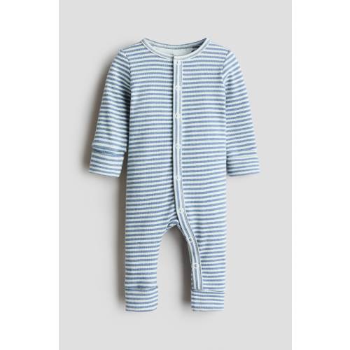RIBBED COTTON JUMPSUIT
