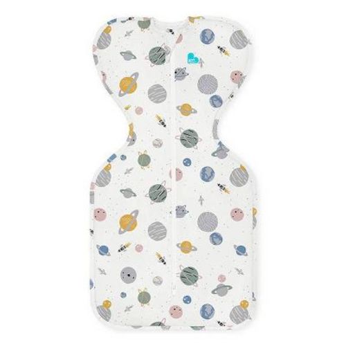 Love To Dream Designer Collection Adaptive Swaddle Wrap - Lite Space White - S