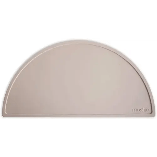 mushie Silicone Placemat for Kids | BPA-Free Non-Slip Design (Shifting Sand)