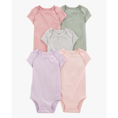 Baby 5-Pack Short-Sleeve Bodysuits - Carter's | Carter's