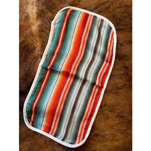 Serape baby burp cloth
