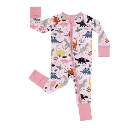 Pink Jurassic Jungle Zippy - Little Sleepies