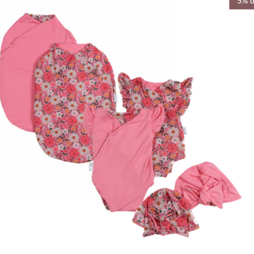 Newborn Essentials Bundle-Flower Power Print
