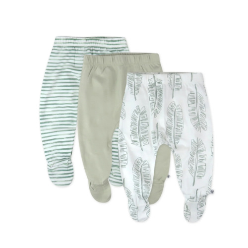3-Pack Organic Cotton Footed Pants | Honest Baby Clothing