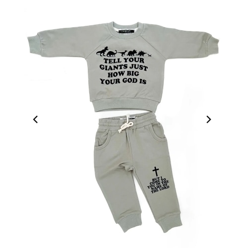 Tell Your Giants Dino Sweat Suit