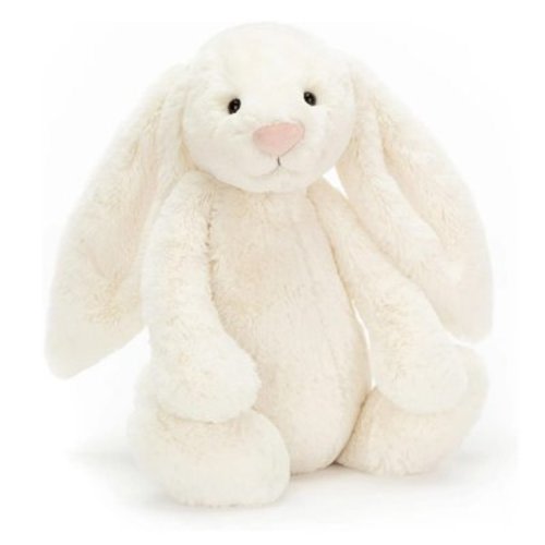 Jellycat Bashful Bunny Stuffed Animal,Plush Toy with Fluffy Soft Ears ,Endless Fun - 12 Inches,Bedtime Friend Easter Christmas Birthday Gifts for Girls Boys Kids Women