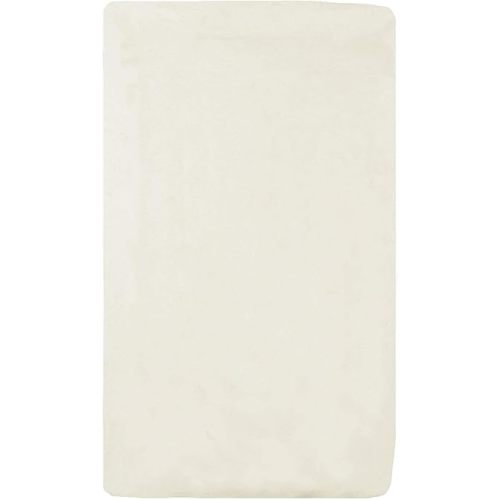 American Baby Company 100% Natural Cotton Fitted Cradle/Bassinet Sheet 36" x 18" - Soft, Breathable & Hypoallergenic Bed Sheet, Cream, Neutral for Boys & Girls