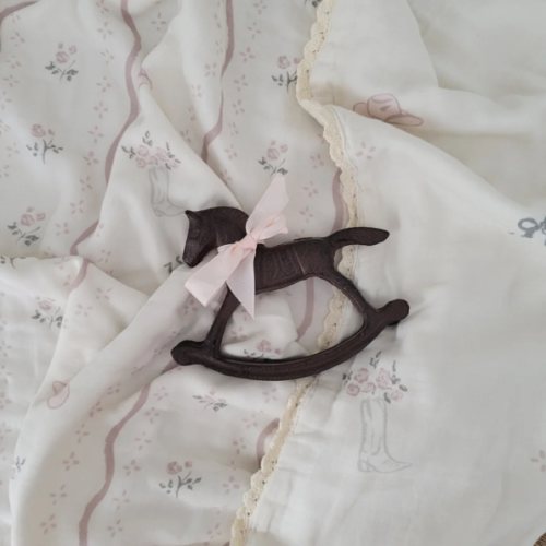 Vintage Country-Cowgirl 6 Layer Gauze Blanket