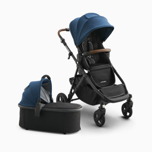 Single-to-Double Stroller 3.0 and Bassinet Bundle - Sea