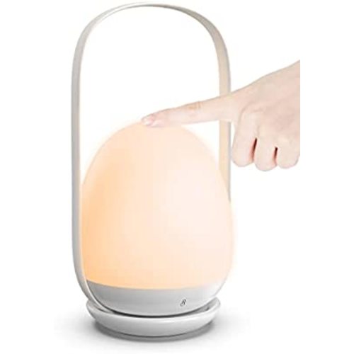 SonicPower Portable Night Light, 30 Hour Battery Life, 3 Light Color Options, Touch Control Dimming Feature, Included Carry Handle