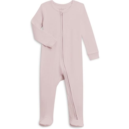 Colored Organics Baby Organic Cotton Peyton Zip Up Footed Sleeper