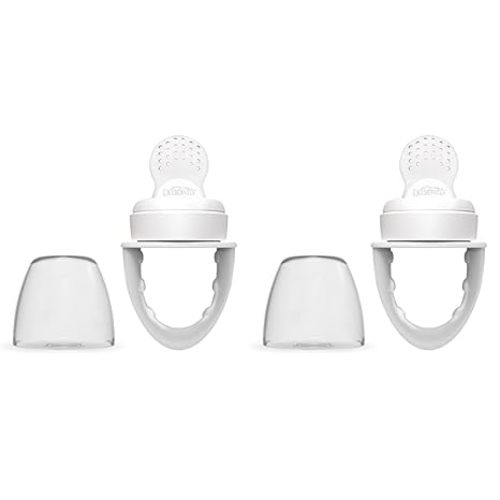 Dr. Brown's Designed to Nourish, Fresh Firsts Silicone Feeder, Grey, One Size (Pack of 2) - 2 Pack, Gray