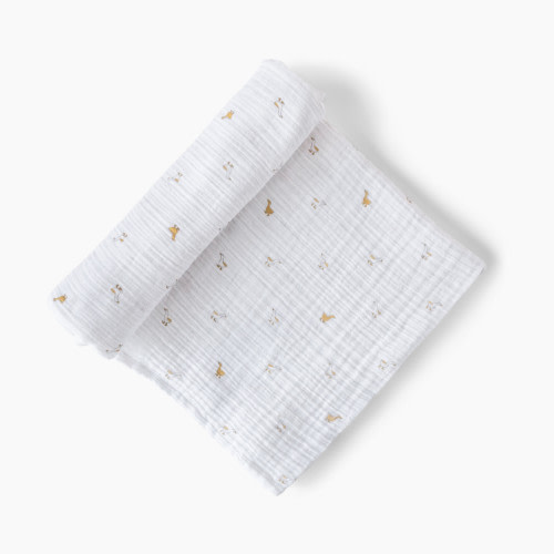 Pehr Organic Cotton Muslin Swaddle - Hatchling Duck