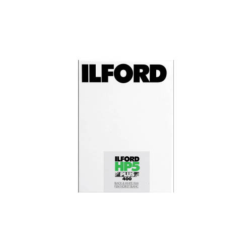Ilford HP5 Plus Black and White Negative Film (4 x 5", 25 Sheets)