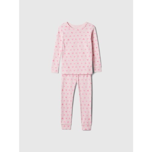 babyGap 100% Organic Cotton Heart PJ Set | Gap Factory